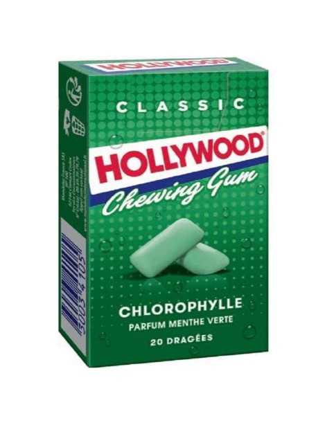 Hollywood Chewing gum menthe verte - 20 dragées