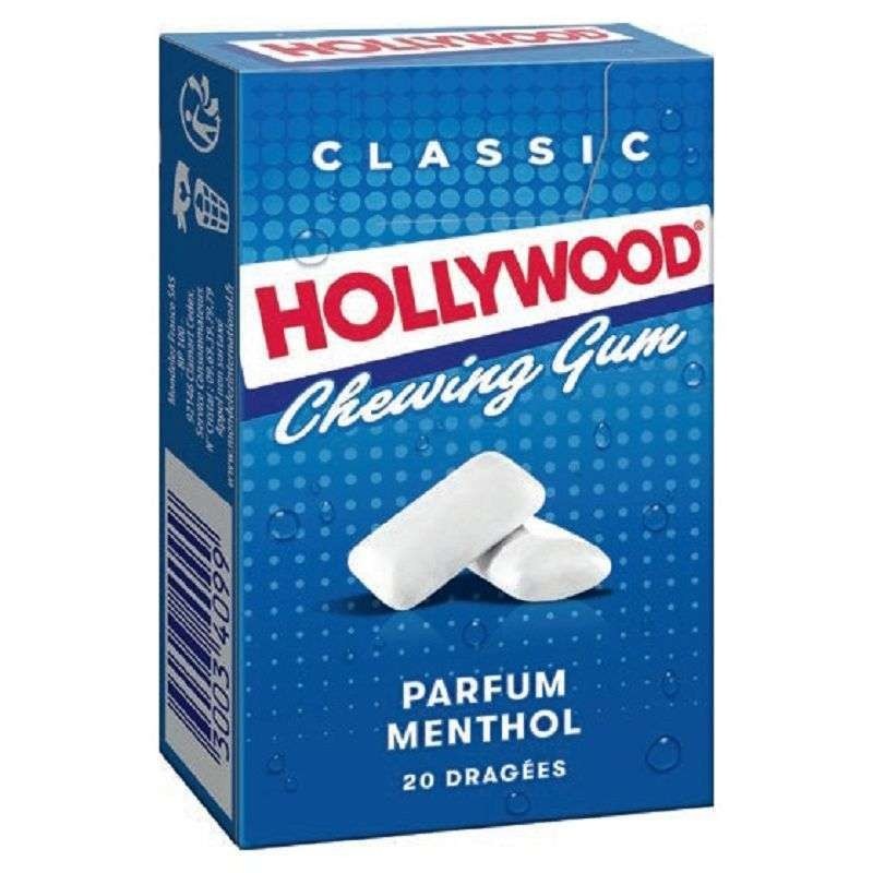 Hollywood Chewing gum menthol - 20 dragées