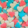 Bonbons coeur bleu blanc rouge