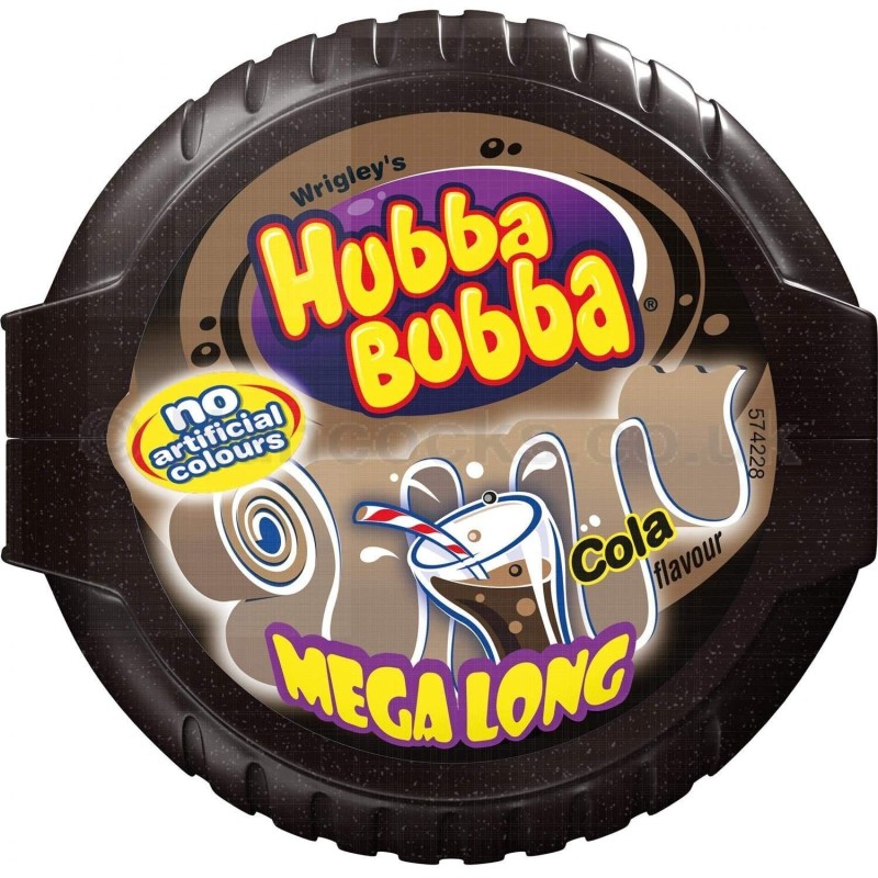 Chewing-gum en rouleau Hubba Bubba - Pastèque, fraise et myrtille