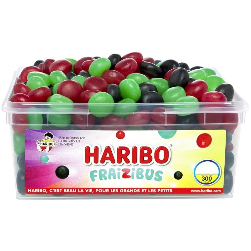 Bonbon gros dragibus haribo, bonbon fraizibus, bonbon haribo