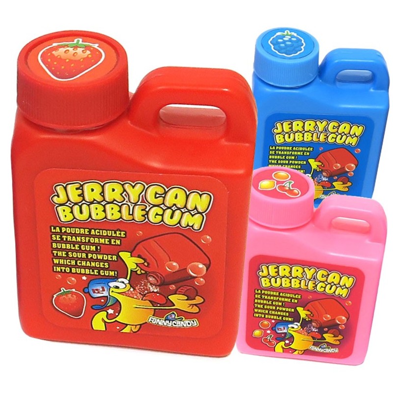 Jerrycan bubble gum