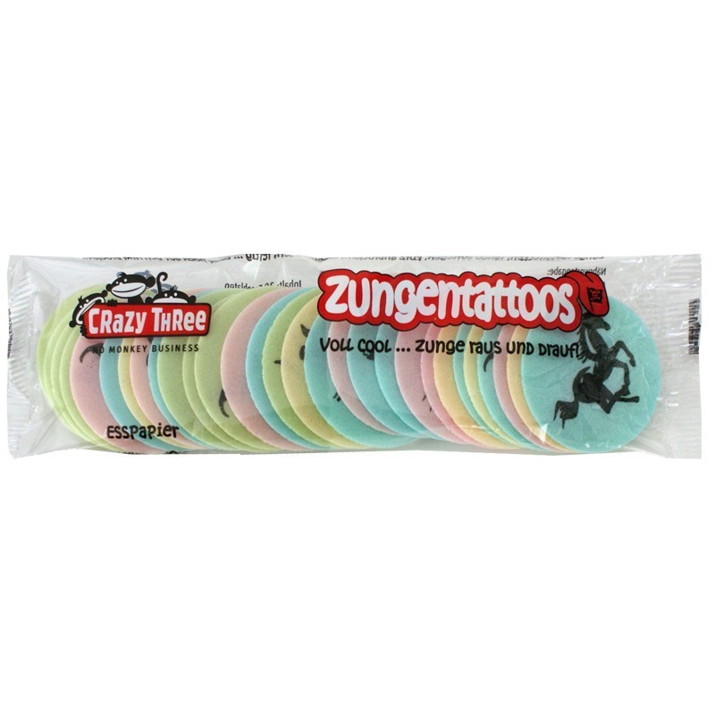 Bonbons tatouages - sachet 30 pièces