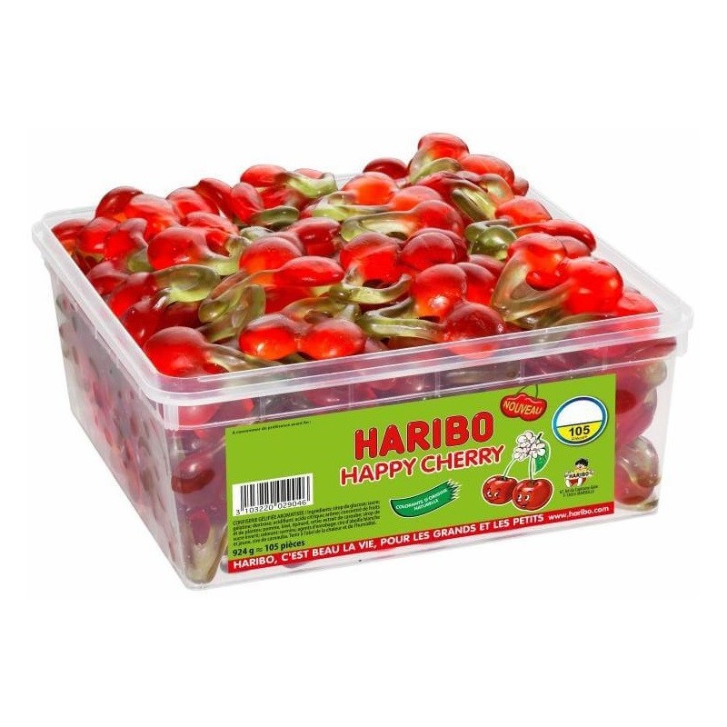 Happy Cherry - Haribo - boîte 105 pièces
