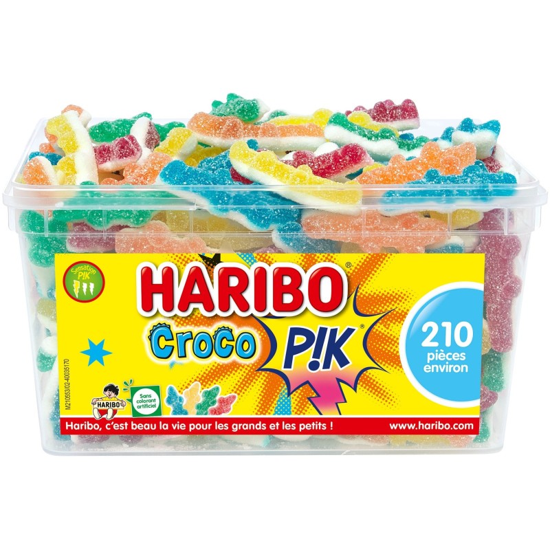 Croco pik Haribo - boîte 210 pièces