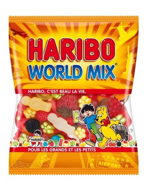 Bonbon Haribo World Mix - sachet 120g