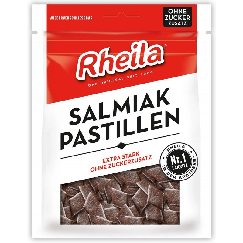 Bonbon réglisse salmiak - Rheila - sachet 90g