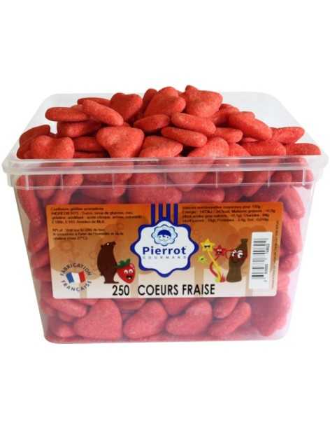 Coeur de fraise - Pierrot Gourmand - boîte 250 pièces