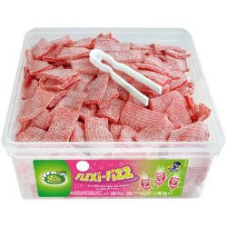 Flexi Fizz fraise - Lutti - boîte 300 pièces