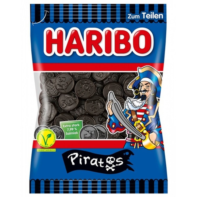 Réglisses pirates - Haribo - sachet 200g