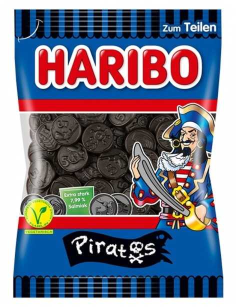 Réglisses pirates - Haribo - sachet 200g
