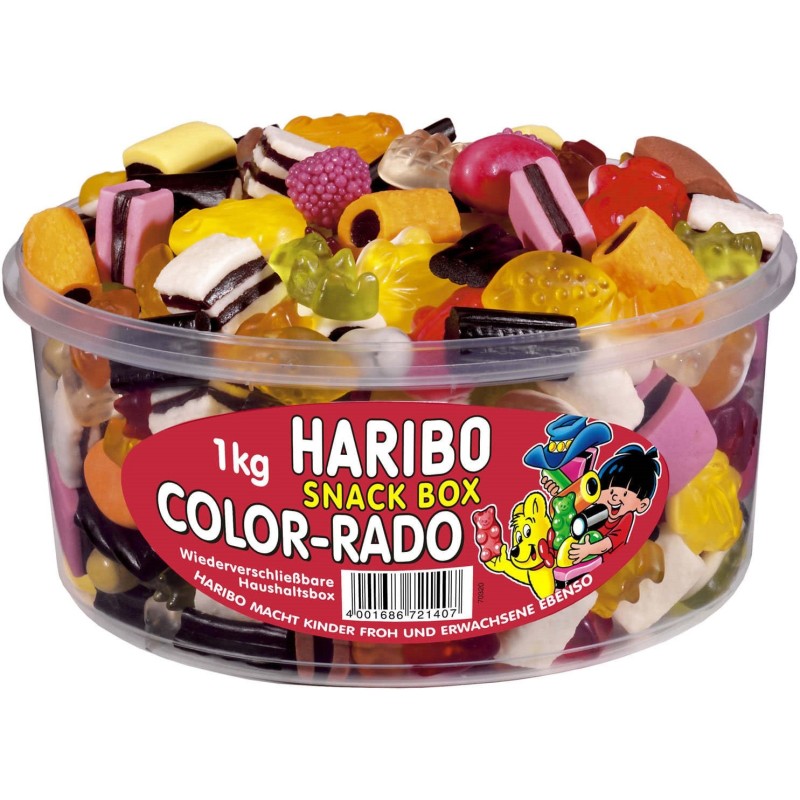 Haribo Color-Rado - boîte 1kg