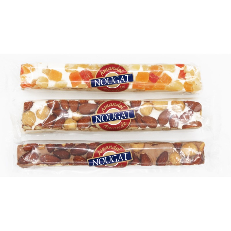 Barre de nougat fourrée 100g