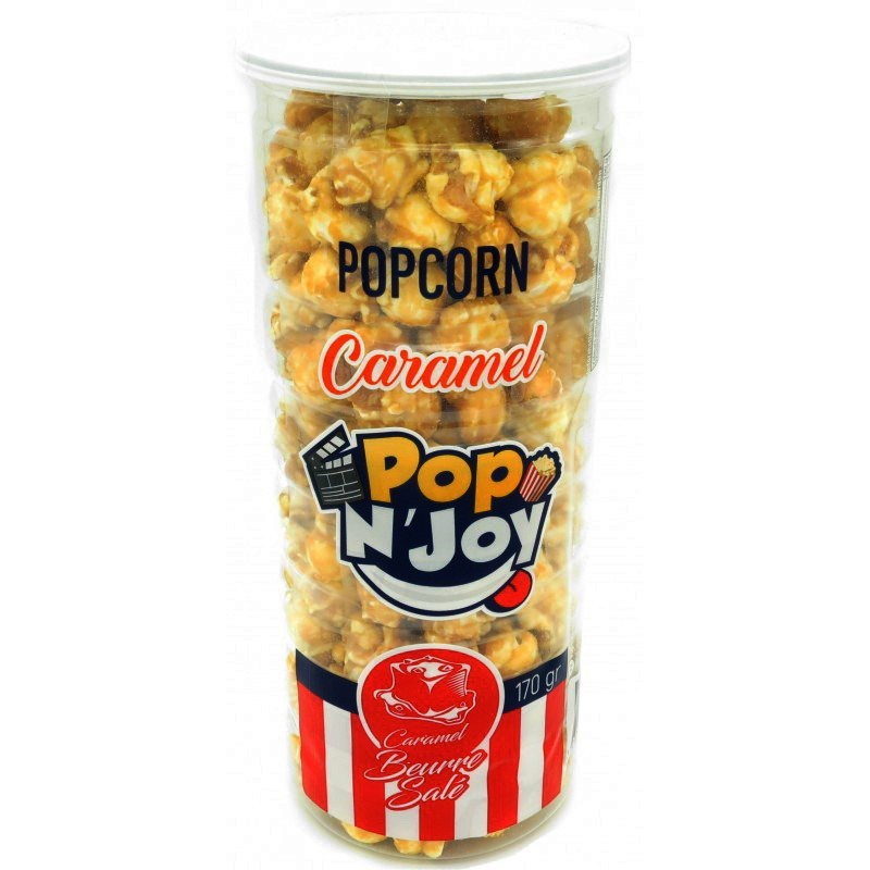 Pop corn N'Joy caramel beurre salé - boîte 170g