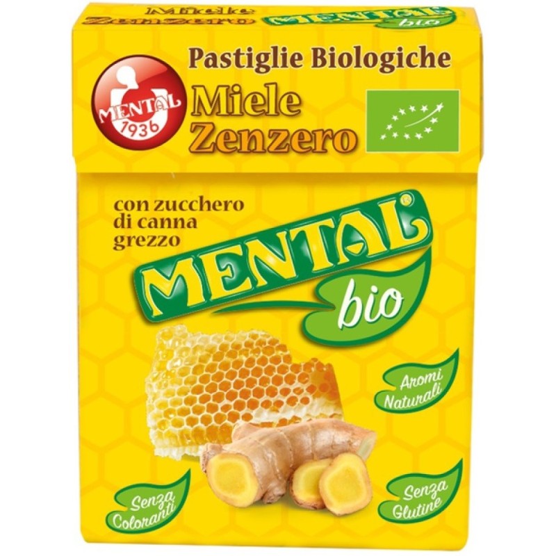 Mental bio miel gingembre - boîte 48g