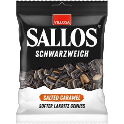 Bonbons réglisse caramel salé - Villosa - sachet 200g