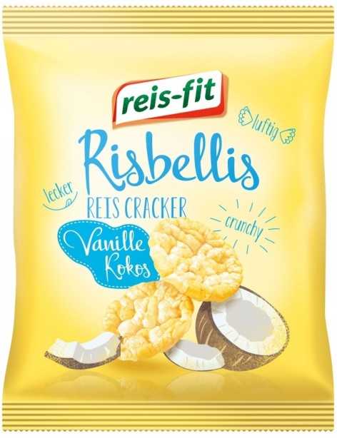 Galettes vanille coco Risbellis - Reis-Fit - sachet 40g