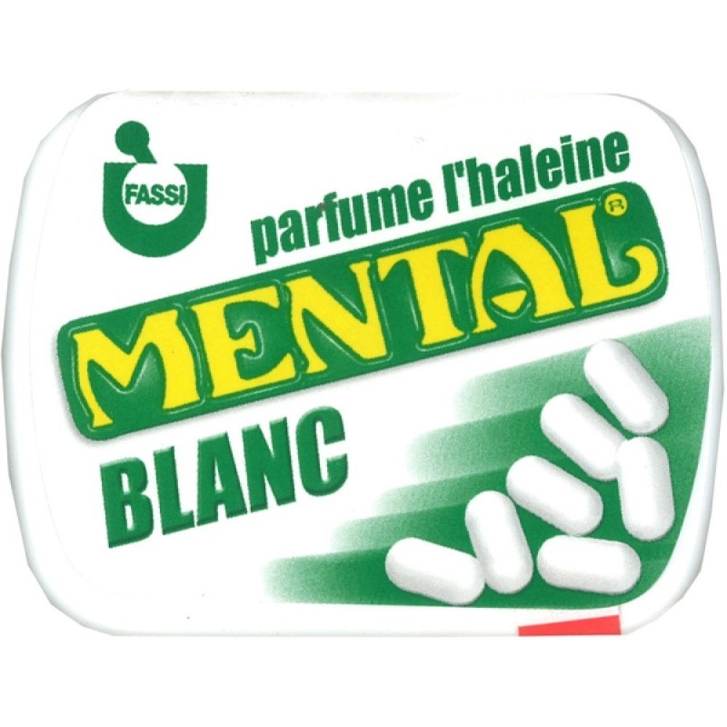 Mental blanc avec sucre - boîte 24g