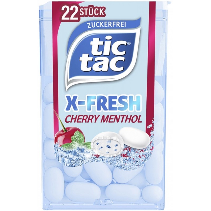 Tic Tac X-Fresh cerise menthol sans sucre