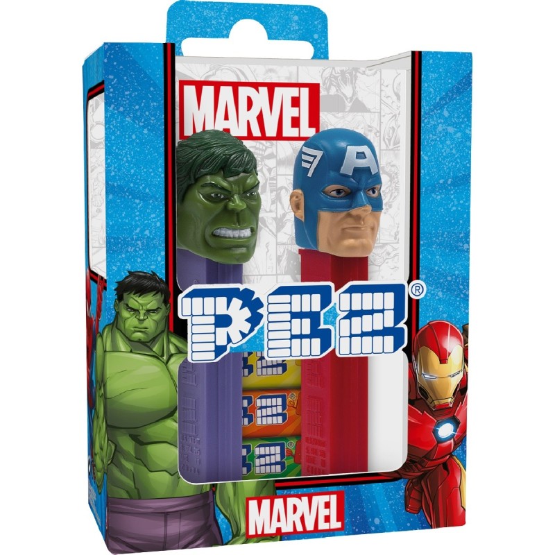 Distributeurs Pez Marvel - boîte 104g