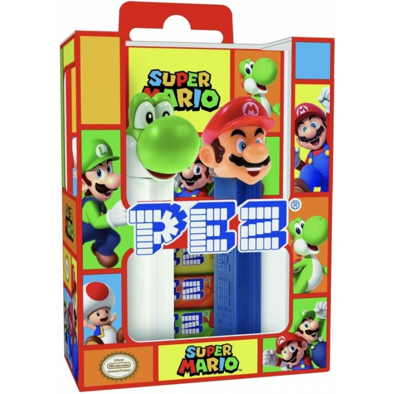 Distributeurs Pez Super Mario - boîte 104g