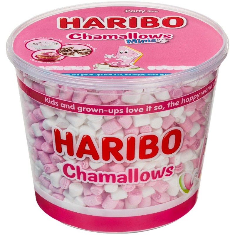 Mini chamallows Haribo - boîte 475g