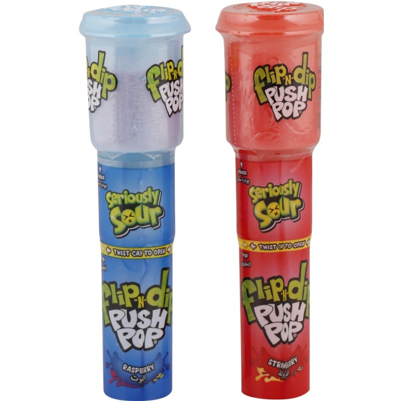 Sucette Flip N Dip Push Pop