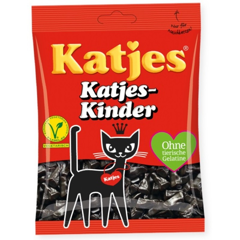 Chats réglisse Katjes - sachet 200g