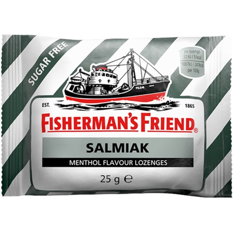 Fisherman's Friend menthol salmiak sans sucre - sachet 25g