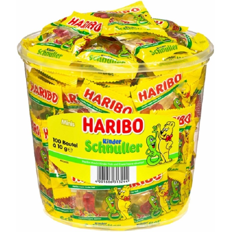 Mini tétines Haribo - boîte 1000g