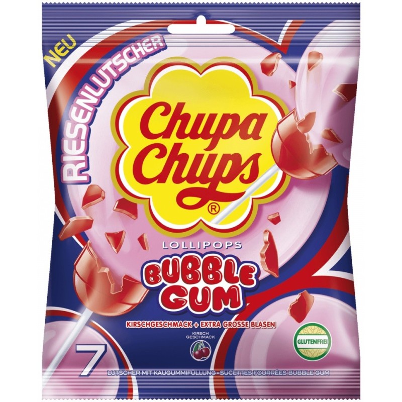 Chupa Chups sucettes sans sucre, 10 pcs.