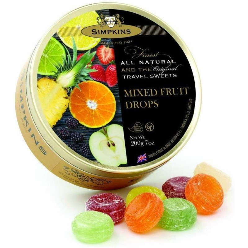 Pastilles Simpkins aux fruits - Bonbons anglais