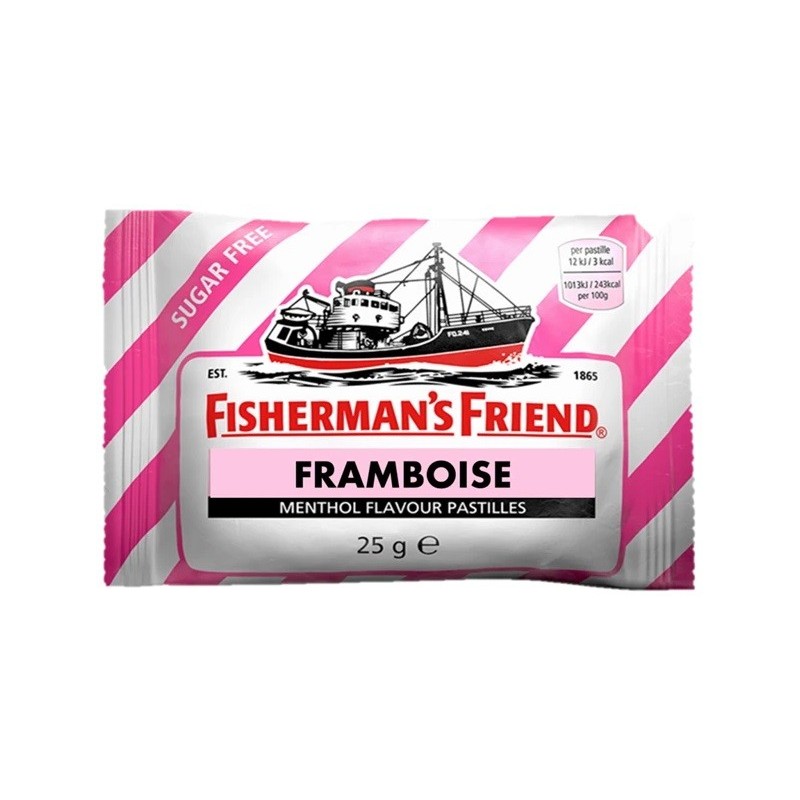 Fisherman's Friend menthol framboise - Bonbons sans sucre