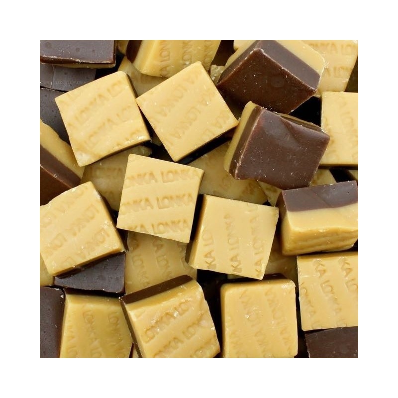 Caramel Fudge vanille chocolat - Lonka - 100g