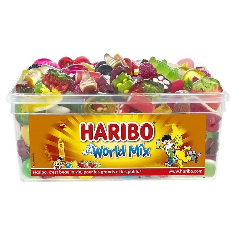 World Mix - Bonbons Haribo - boite 900g