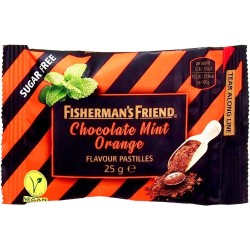 Fisherman's Friend chocolat menthe orange sans sucre