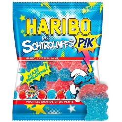 Schtroumpfs Pik Haribo - bonbons acidulé pas cher