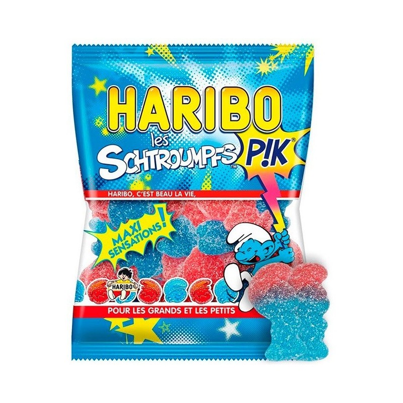 Mini Schtroumpfs Pik - Bonbons Haribo - sachet 40g