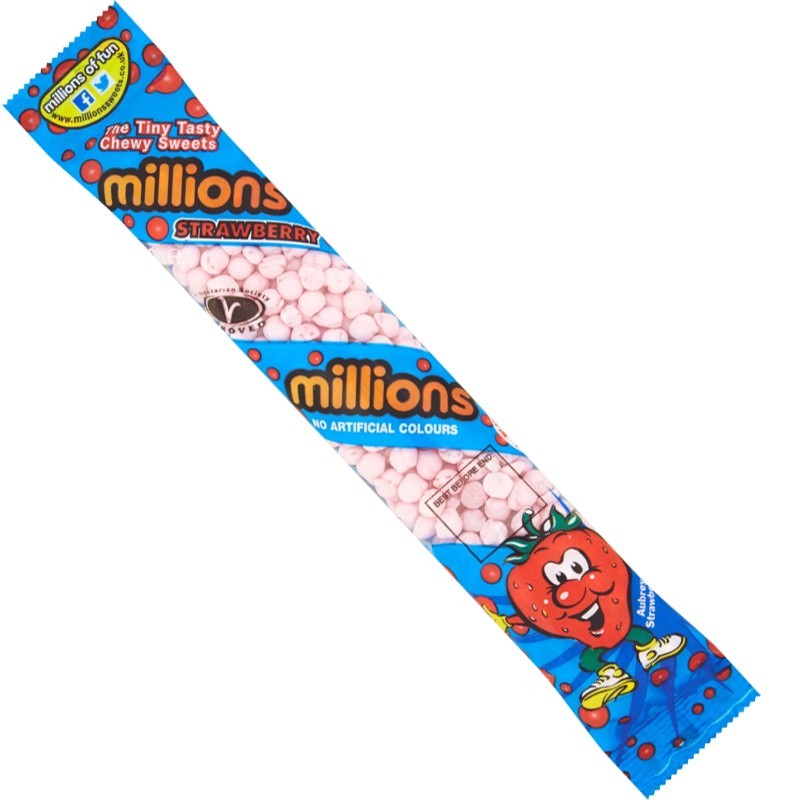 Pépites Millions fraise - sachet 60g