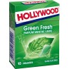 Hollywood chewing gum Green Fresh menthe verte sans sucre - 10 dragées