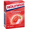 Hollywood chewing gum fraise sans sucre - 10 dragées