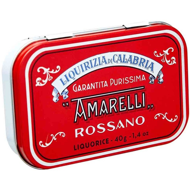Réglisses pures Amarelli - boite rouge 40g
