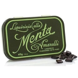 Réglisses menthe Amarelli - Bonbons anciens