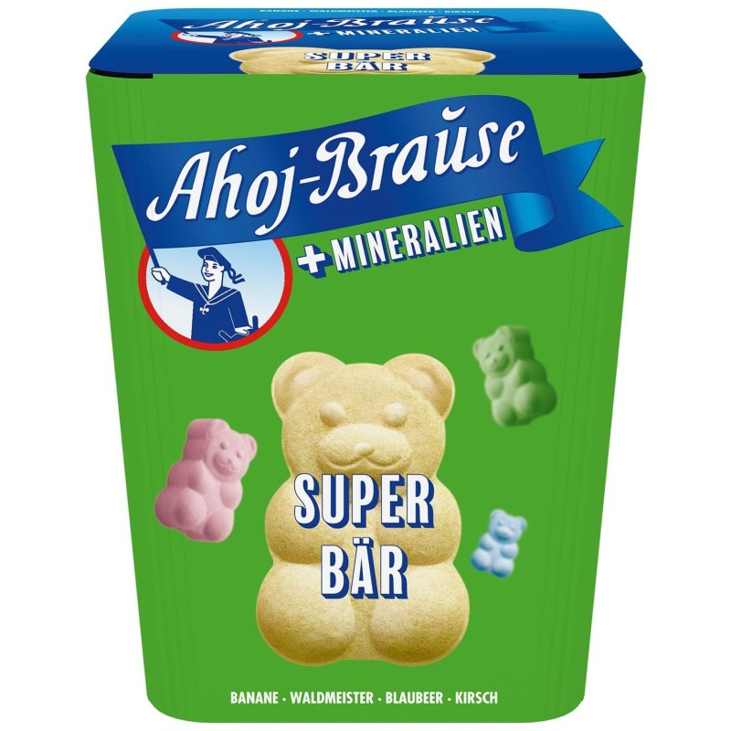 Oursons Ahoj Brause - Bonbons végans - boite 125g