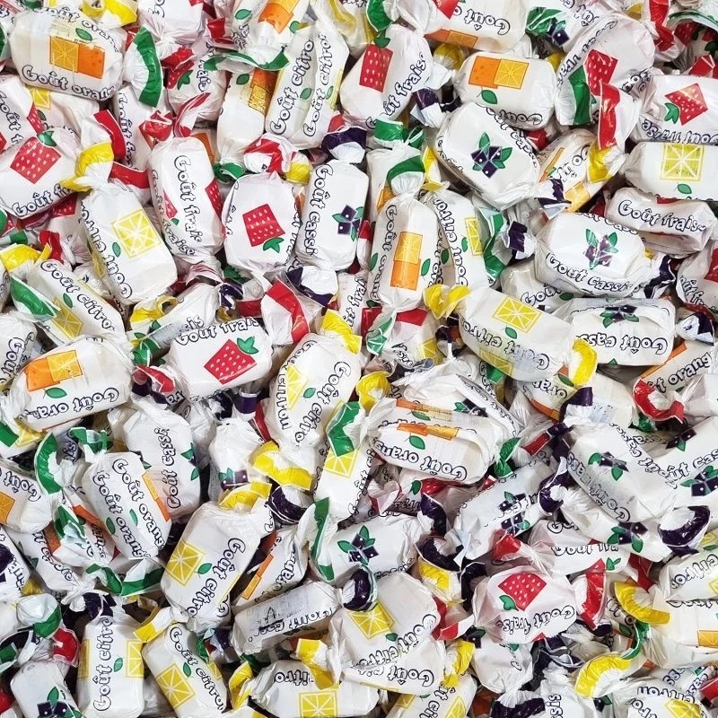 Tendres bonbons aux fruits - 100g