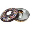 Boite à bonbons en métal - Forme donut