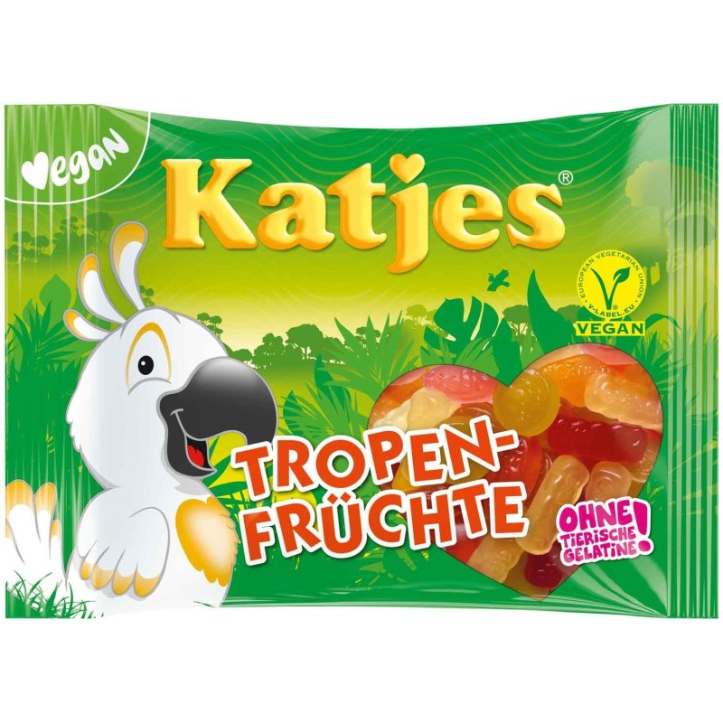 Fruits tropicaux Katjes - Bonbons sans gélatine