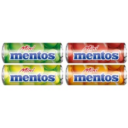Mini Mentos - Bonbons dragéifiés - boite 120 pièces