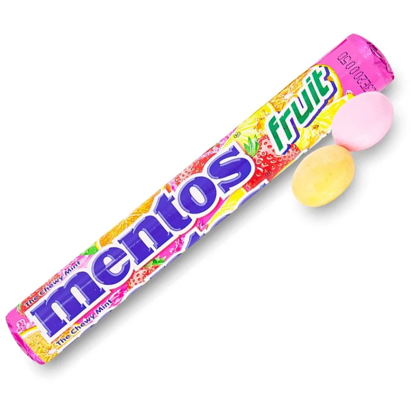 Rouleau de mentos goût fruit