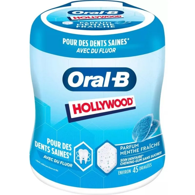Chewing gums Oral B menthe sans sucre